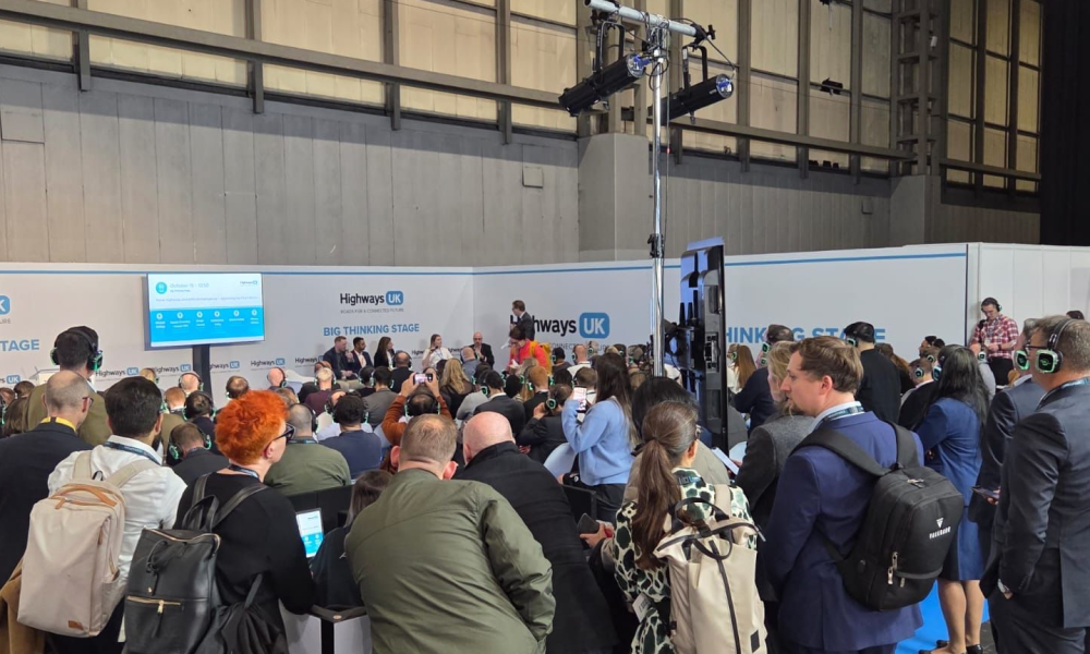 Image of the Highways and AI panel session at Highways UK 2025