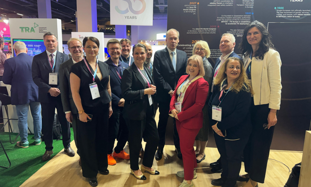 Image of members of The Finnish delegation