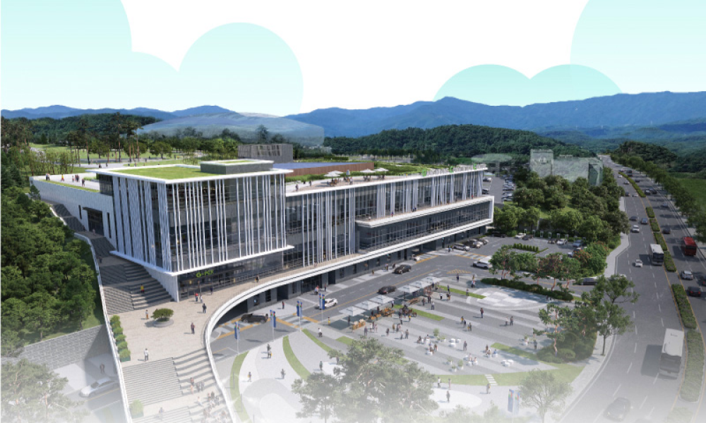An image of the new Gangneung Convention Centre 