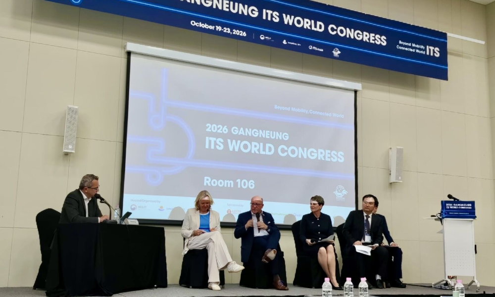 Photograph of the conference programme at ITSWC 2026 