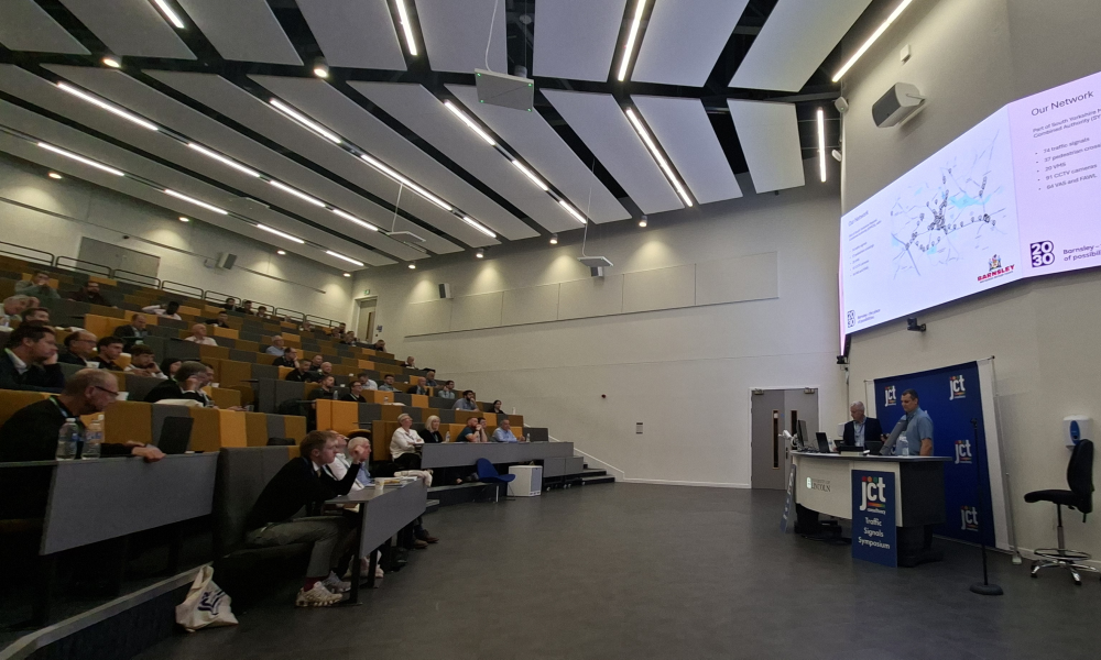 Image of Daniel Ellis and Nick Rule's presentation about using AwareAI