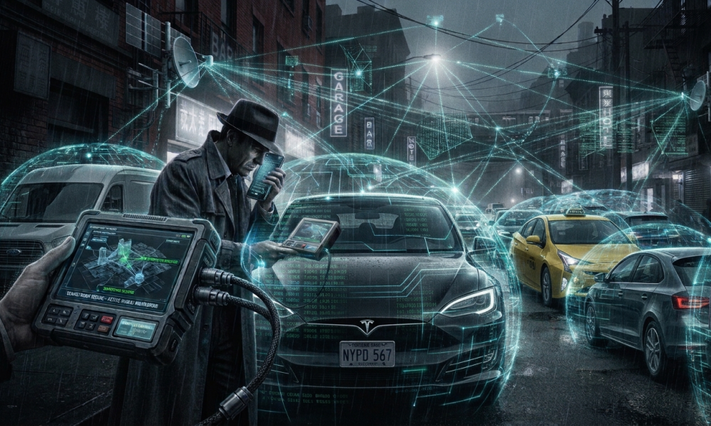 An illustration of V2X Cyber Security Vulnerabilities  