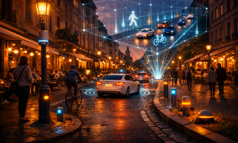An illustration of how ITS systems are likely to change in coming years 