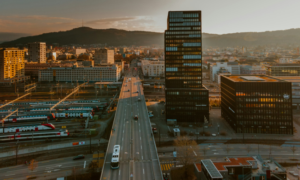 Image of Europabrücke, Zürich, Schweiz 