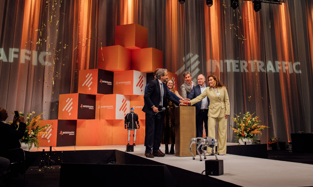 Image of the opening ceremony at the 2026 Intertraffic Exhibition in Amsterdam 