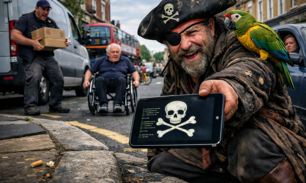 An illustration of how kerbside operation in city streets could be disrupted 