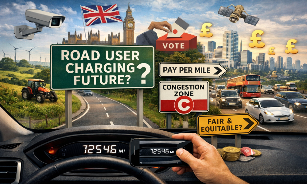 An illustration of some of the issues that underlie the adoption of Road User Charging 